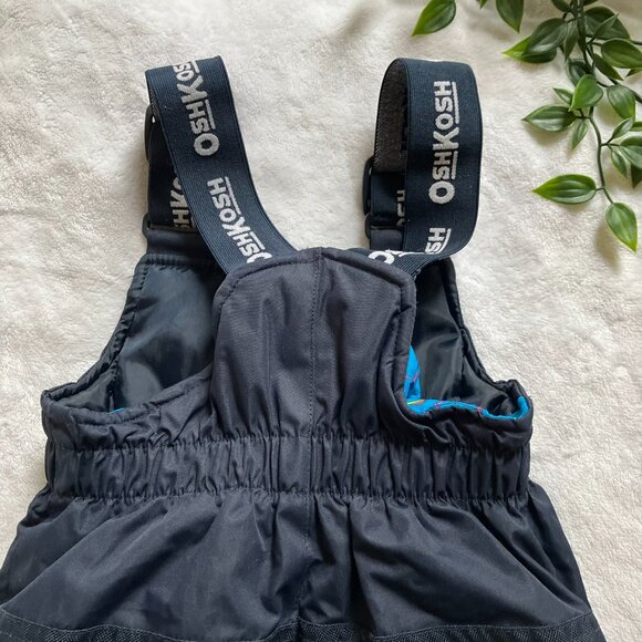 OshKosh B’gosh Toddler Snowsuit 18M Blue Floral Puffer Jacket & Black Snow Pants - Picture 16 of 16